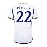 Camisa de time de futebol Real Madrid Antonio Rudiger #22 Replicas 1º Equipamento 2023-24 Manga Curta